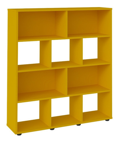 Biblioteca Book Bertolini Color Amarillo