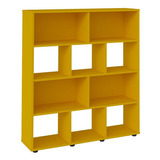 Biblioteca Book Bertolini Color Amarillo