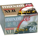 Maxell Cinta De Cassette Estandar De 60 Minutos De Au