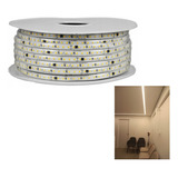 Fita De Led Smd 4000k 100m 127v Perfil Plug Fita Dupla Face