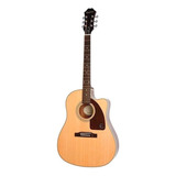 Guitarra Electroacústica EpiPhone Aj-210ce Para Diestros Natural