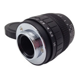 Lente Cctv 35mm + Anel C-mount P/ Nikon F ( Foco Manual )
