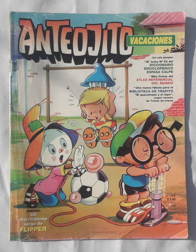 Revista  Antigua ** Anteojito ** Nº 1669 Lamina Flipper Hiji