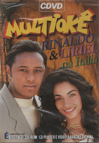 Dvd Multiokê Karaokê  - Rinaldo E Liriel Na Itália