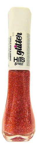 Esmalte Glitter Hits Diamante Rosa Eterno 8ml