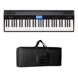 Piano Digital Roland Go Piano Go61p Com Bluetooth + Capa