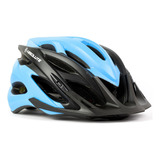 Capacete Ciclismo Bicicleta Absolute Wild Led - Azul / Preto