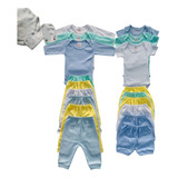 Kit Roupa De Bebê Calça E Body Atacado - 20 Peças