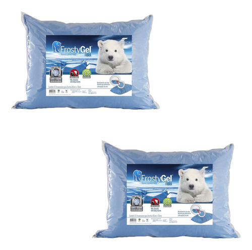 Kit Com 2 Travesseiros Frostygel - Toque Gelado