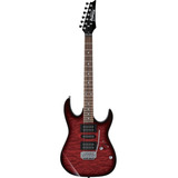 Guitarra Electrica Ibanez Roja Grx70qa-trb )