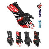 Jm Guantes Moto Alpinestars Sp-8 V3 Cuero Protecciones Pista