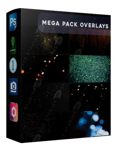4000 Overlays - Mega Pack Compatibles Photoshop Y Otros