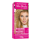 Kit Tintura Alfaparf  Alta Moda É Colore Pigmentos Micronizados Concentrados Tom 8 Loiro Claro Para Cabelo