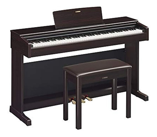 Piano Con Banco Yamaha Ydp144 Arius Series, Palo De Rosa Osc