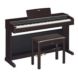 Piano Con Banco Yamaha Ydp144 Arius Series, Palo De Rosa Osc