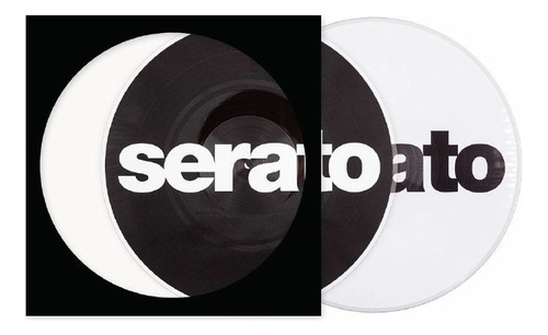 Vinyl Timecode Serato 12  (picture Black & White) *webshopdj