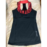 Musculosa Deportiva Mujer Bloom Talle M, Negra