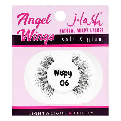 Pestañas Postizas J Lash Natural Wispy Negro Curvatura C Seda | MercadoLibre