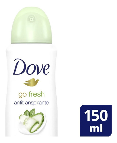 Desodorante Dove Go Fresh De Pepino  150ml