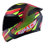 Casco Integral Moto Mt Helmets Targo Ff106 Rougat Amarillo Tamaño del casco  XL(61-62 cm)