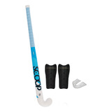 Palo Hockey Inicial Scoop Canilleras Bucal Kit Combo Adulto