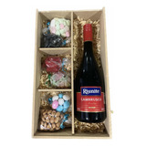 Caja De Regalo Caja Con Botella San Valentín 14 Febrero Lamb