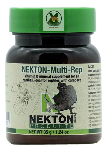 Nekton Multi-rep Vitaminas Y Minerales Para Todos Reptiles 