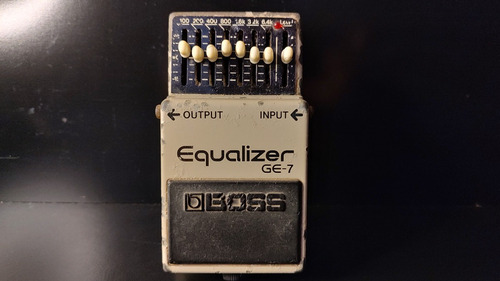 Pedal Boss Graphic Equalizer Ge-7 (made In Japan)