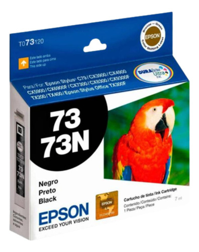 Cartucho Epson 73n Original Negro Impresora