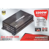 Amplificador Clase D. Rock Series. Rks-r1000.4dm. 4 Canales.