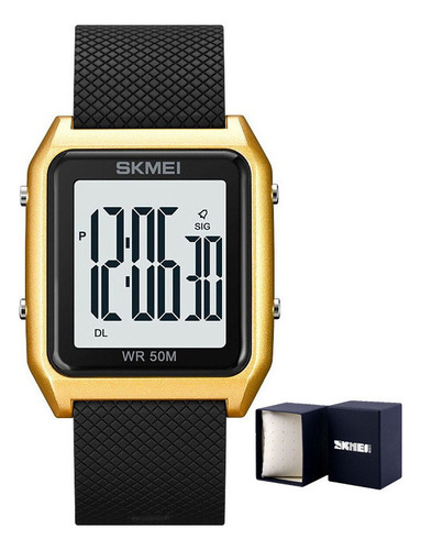 Reloj Electrónico Cuadrado Digital Simple Skmei