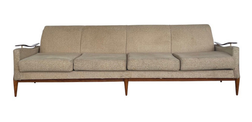 Sofa Antigo Design Anos 60 Caviuna 4 Lugares