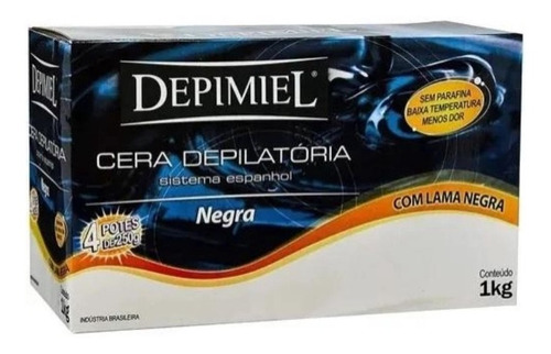 Cera Depilatória Depimiel Negra 1kg