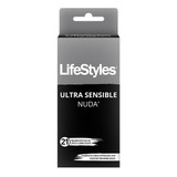 Preservativos Lifestyles Ultra Sensible Nuda 21 Unidades 