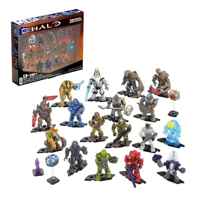 Set De Construcción Mega Construx Halo 20 Anniversary 338 Piezas En Caja