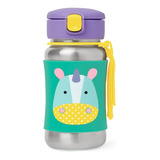 Garrafa Térmica Infantil Com Canudo 350ml Unicornio Skip Hop