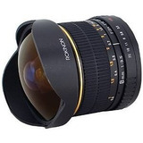 Rokinon Fe8m-c 8mm F3.5 Fisheye Lente Fija Para Canon - Negr