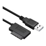 Cabo Adaptador Conversor Usb X Mini Sata 2 Notebook Dvd Cd