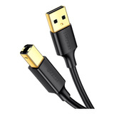 Cabo Impressora Usb 2.0 Ugreen Tipo A Para Tipo B 1.5metro