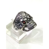 Anillo  Calavera De Plata