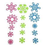 Frozen 60 Copos De Nieve Fluorescentes Para Techo 