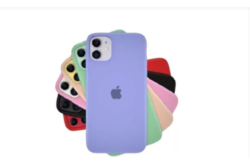 Capinha Para iPhone 11 Case Capa Silicone Aveludada Premium