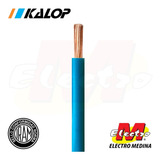 Cable Unipolar 4mm Metro Cat 5 Celeste Kalop Electro Medina