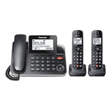 Telefono Inalambrico Panasonic Kx-tgf872cb 2 Extensiones.