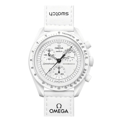 Reloj Omega x Swatch MoonSwatch Snoopy de Biocerámica Blanco | Envío gratis