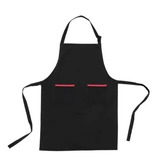 Mandil Delantal Parrillero Bbq 77 X 66 Cms Negro