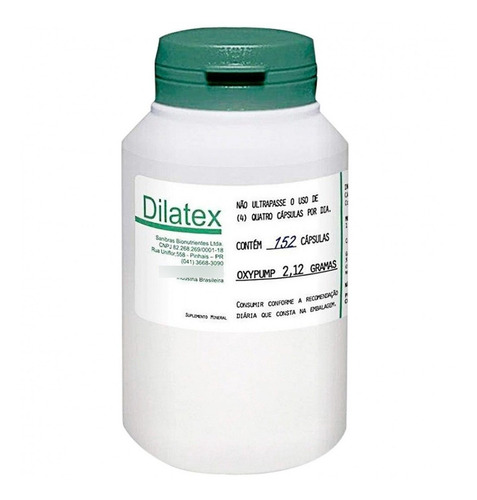 Arginina 2500mg Dilatex 152caps Vaso Dilatador Power Supplem