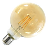 Ampolletas Vintage Led E27 Filamento Globo 6w - Pack X20