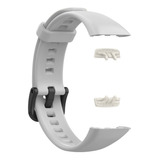 Pulseira De Silicone Para Huawei Band 6 Colorida Cor Cinza Claro