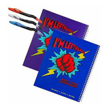 2 Super Power Wide-ruled Metálico Zurdo Zurdo Notebook Set P